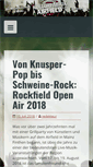 Mobile Screenshot of kulturfabrik-airfield.de